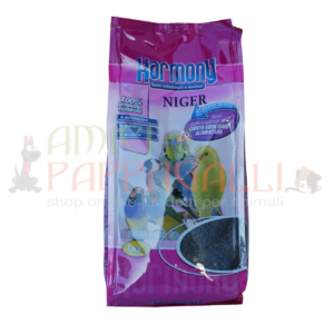 Harmony niger 1kg per canarini uccelli esotici cardellini