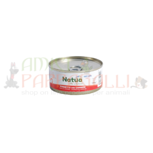 natua tonnetto con gamberi cibo umido per cane