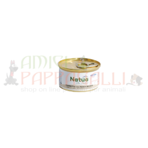 natua tonnetto con pesce bianco 85g cibo umido per gatti adulti