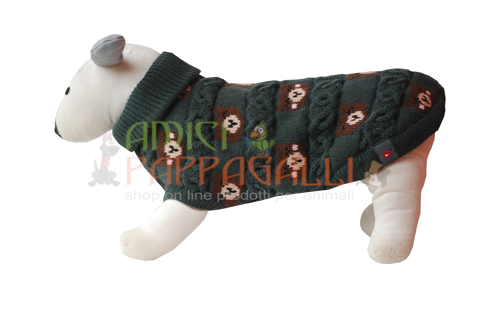 maglioncino dolcevita Bruno Green camon per cani
