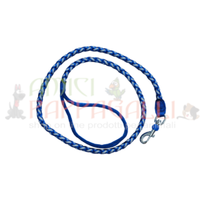 guinzaglio bicolor da conduzione intrecciato per cane